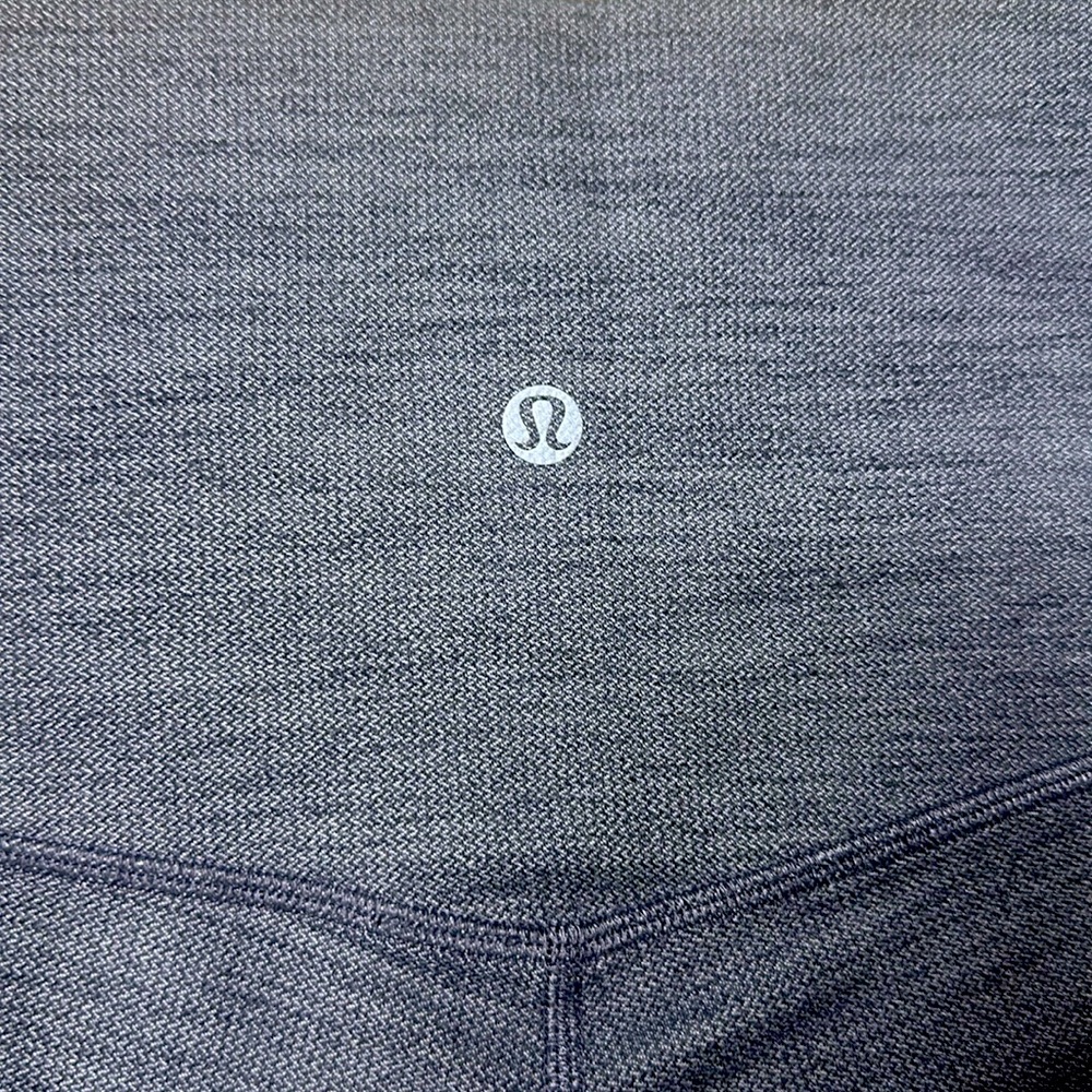 Lululemon Pants Women 8 Gray Align Pant II 25” Mini Heathered Herringbone ❤️